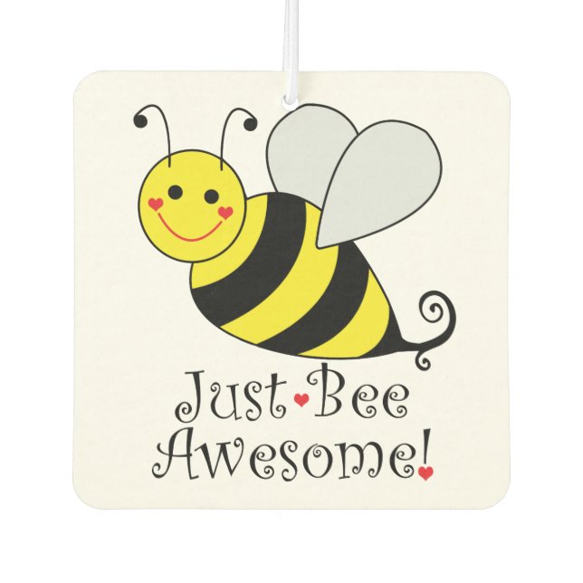 Désodorisant Pour Voiture Juste Avoir Awesome Bumble Bee (Devant)