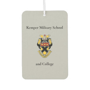 Désodorisant Pour Voiture Kemper Military School & College Dual Side