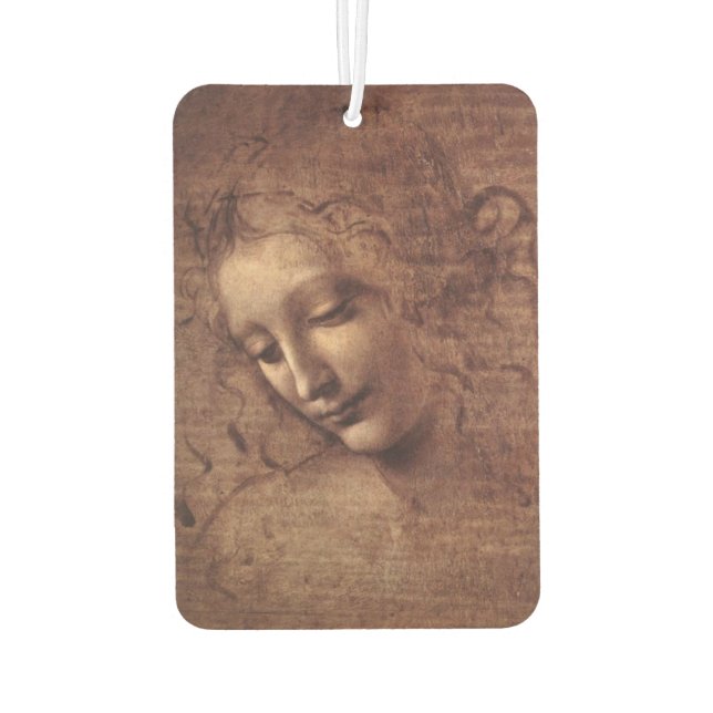 Désodorisant Pour Voiture La Scapigliata par Leonardo da Vinci (Dos)