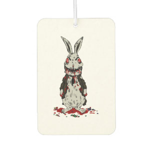 Désodorisant Pour Voiture Lapin de Pâques Zombie Halloween Bunny