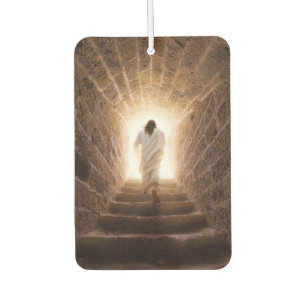 Désodorisant Pour Voiture L'Ascension - Jésus Marchant Dans La Lumière