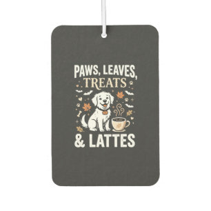 Désodorisant Pour Voiture Latté Halloween Chute de Chien