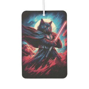 Désodorisant Pour Voiture Le Stardust Samurai   Guerrier de chat cosmique