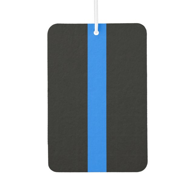 DÉSODORISANT POUR VOITURE "LIGNE BLEUE MINCE" (Devant)