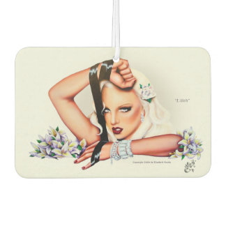 Désodorisant Pour Voiture Lilith Pin-Up Air Freshener par Elizabeth Austin