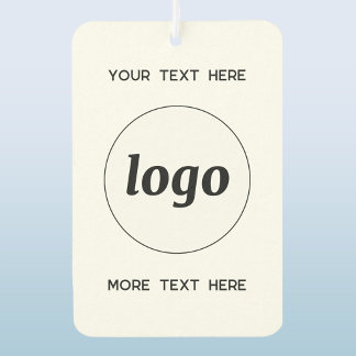 Désodorisant Pour Voiture Logo Avec Texte Professionnel Promotionnel