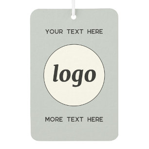 Désodorisant Pour Voiture Logo Avec Texte Professionnel Promotionnel Poudre
