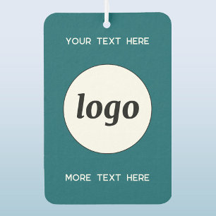 Désodorisant Pour Voiture Logo Avec Texte Professionnel Promotionnel Vert Tu