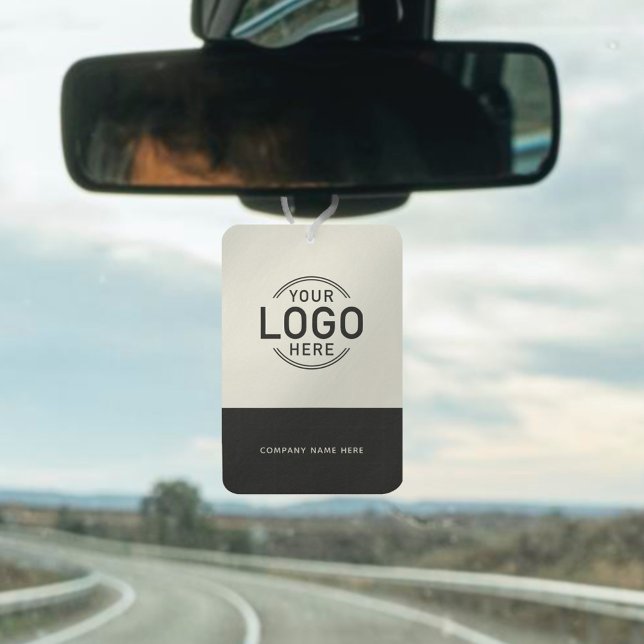 Désodorisant Pour Voiture Logo Personnalisé Photo Motivational Business Cade (Créateur téléchargé)