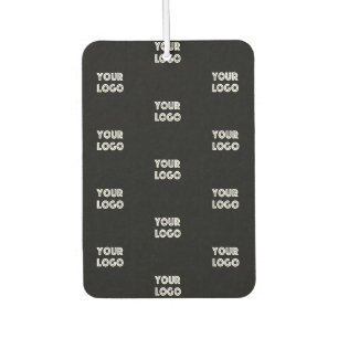 Désodorisant Pour Voiture Logo simple à répéter   Noir