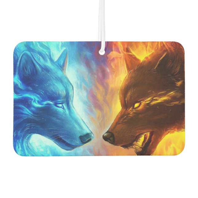 Désodorisant Pour Voiture Loups (Devant)