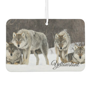 Désodorisant Pour Voiture Loups de l'Air Freshner-Yellowstone