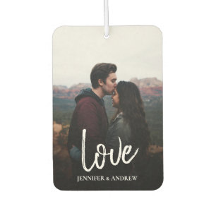 Désodorisant Pour Voiture LOVE Ajouter votre propre photo