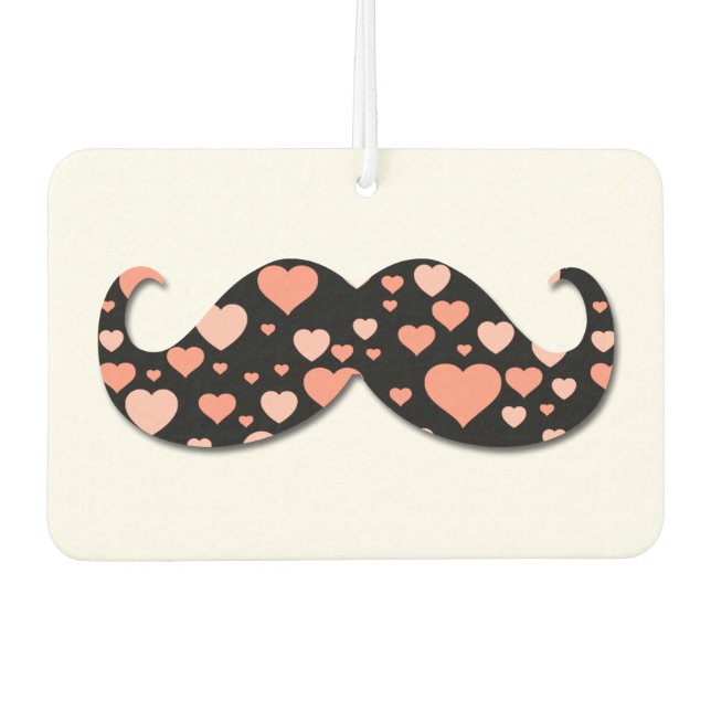 Désodorisant Pour Voiture Love Classique Mustache (Devant)