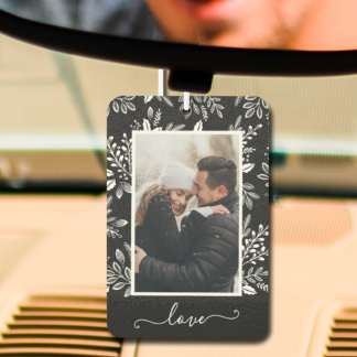 Désodorisant Pour Voiture LOVE voiture photo personnalisée