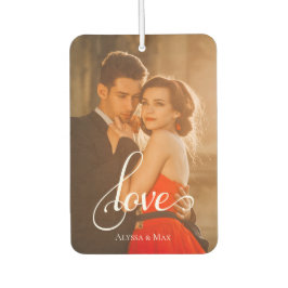 Désodorisant Pour Voiture LOVE voiture Portrait photo personnalisée