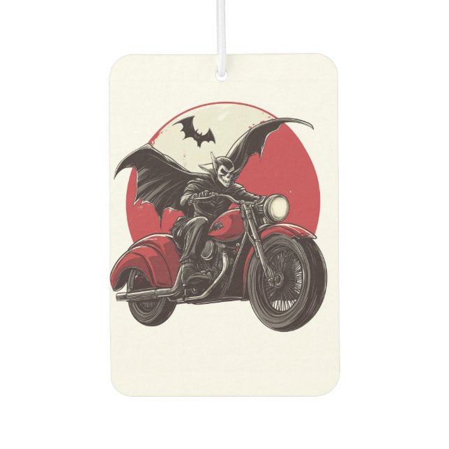 Désodorisant Pour Voiture Lune Vampire (Devant)