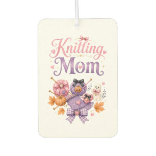 Désodorisant Pour Voiture Maman de tricot d'Halloween -