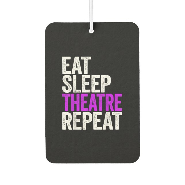 Désodorisant Pour Voiture Manger Théâtre du sommeil Répéter (Devant)