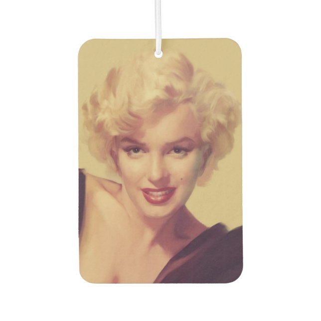Désodorisant Pour Voiture Marilyn en noir (Devant)