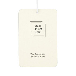 Désodorisant Pour Voiture Marque d'entreprise | Logo Business Minimal Clean