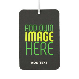DÉSODORISANT POUR VOITURE MODÈLE DE TEXTE D'IMAGE NOIRE SIMPLE ET MODERNE