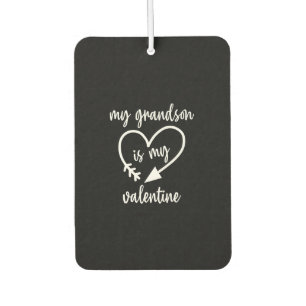 Désodorisant Pour Voiture Mon Petit-Fils Est Mon Saint Valentin.