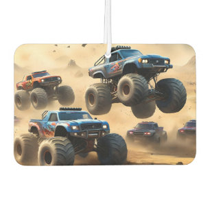 Désodorisant Pour Voiture Monster Trucks Courant Dans Le Désert,