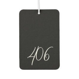 Désodorisant Pour Voiture Montana Noir avec code zone blanche