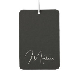 Désodorisant Pour Voiture Montana Noir Avec Lettres Blanches