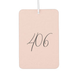 Désodorisant Pour Voiture Montana Rose avec code de zone noire Air Freshener
