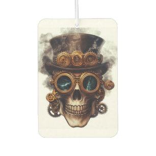 Désodorisant Pour Voiture Moteur de crâne Steampunk