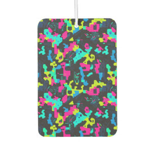 Désodorisant Pour Voiture Motif de camouflage néon