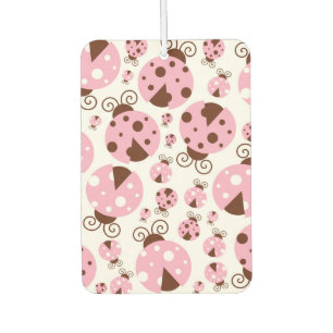 Désodorisant Pour Voiture Motif De Ladybugs, Mignons Ladybugs, Pink Ladybugs