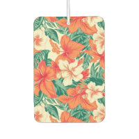 Motif Hawaiian Vibe coloré Fleurs tropicales