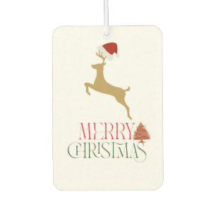 Désodorisant Pour Voiture Motif scandinave de Noël chic
