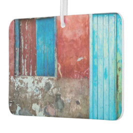 Désodorisant Pour Voiture Mur, porte et fenêtre rouge, bleu et gris