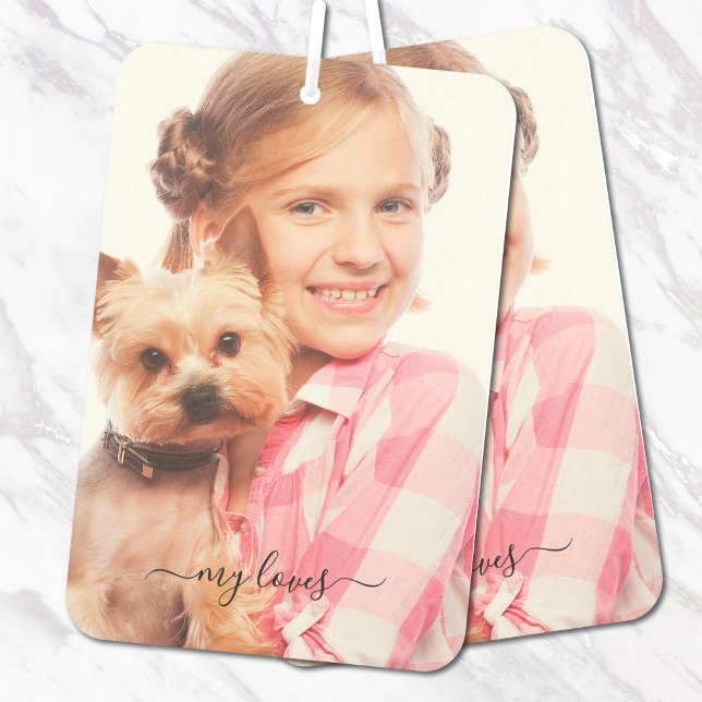 Désodorisant Pour Voiture My Loves Photo Script  (Créateur téléchargé)