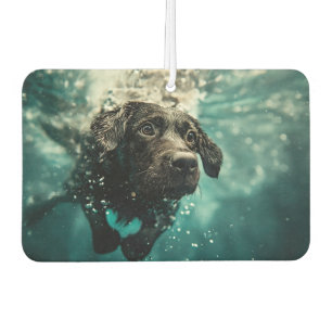 Désodorisant Pour Voiture Natation Labrador Chiot Design sous-marin