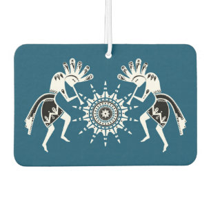 Désodorisant Pour Voiture Native Americans Culture - Sun Dancing Kokopelli
