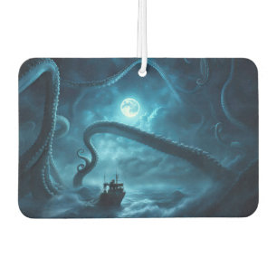 Désodorisant Pour Voiture Nautique mystérieuse Octopus Kraken Boat