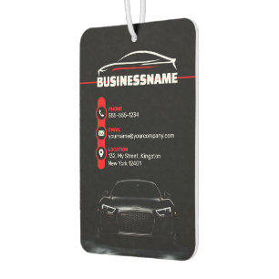 Désodorisant Pour Voiture Nettoyage professionnel de voitures Red & Black
