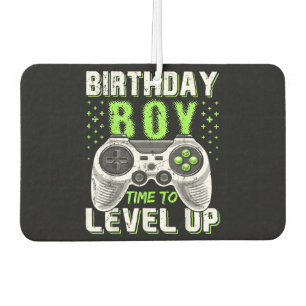 Désodorisant Pour Voiture Niveau Up Anniversaire Jeu vidéo pour garçon