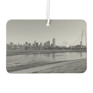 Désodorisant Pour Voiture Niveaux de gris de Dallas Skyline