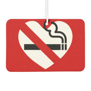 Désodorisant Pour Voiture No Love For Smoking Sign