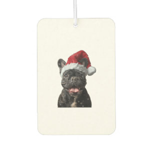 Désodorisant Pour Voiture Noël des Bulldog français