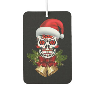 Désodorisant Pour Voiture Noël Père Noël Jour Du Crâne Sugar Morts