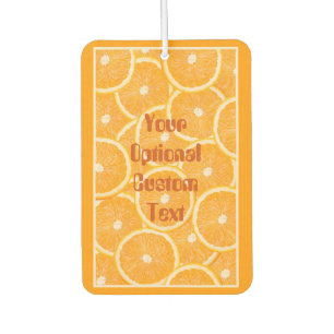 Désodorisant Pour Voiture Oranges air frais personnalisé