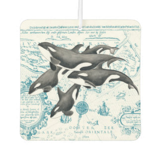 Désodorisant Pour Voiture Orca whales family