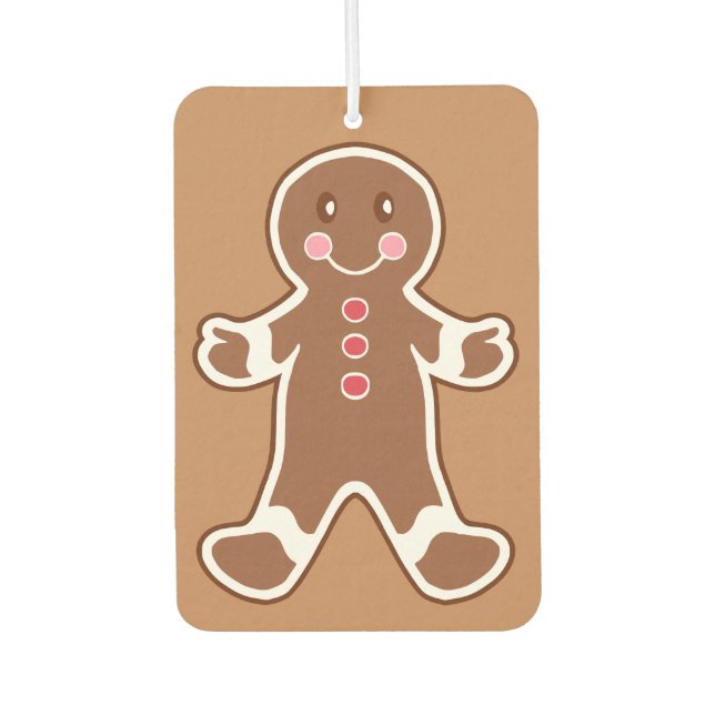 Désodorisant Pour Voiture Pain d'épices de Noël Fraîcheur d'air (Devant)